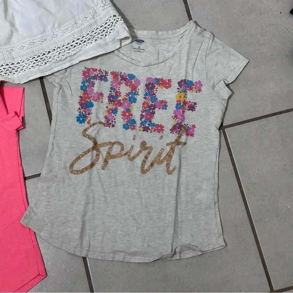 Old Navy Girls Kids Basic T-shirts/Blouses size‎ M(8).